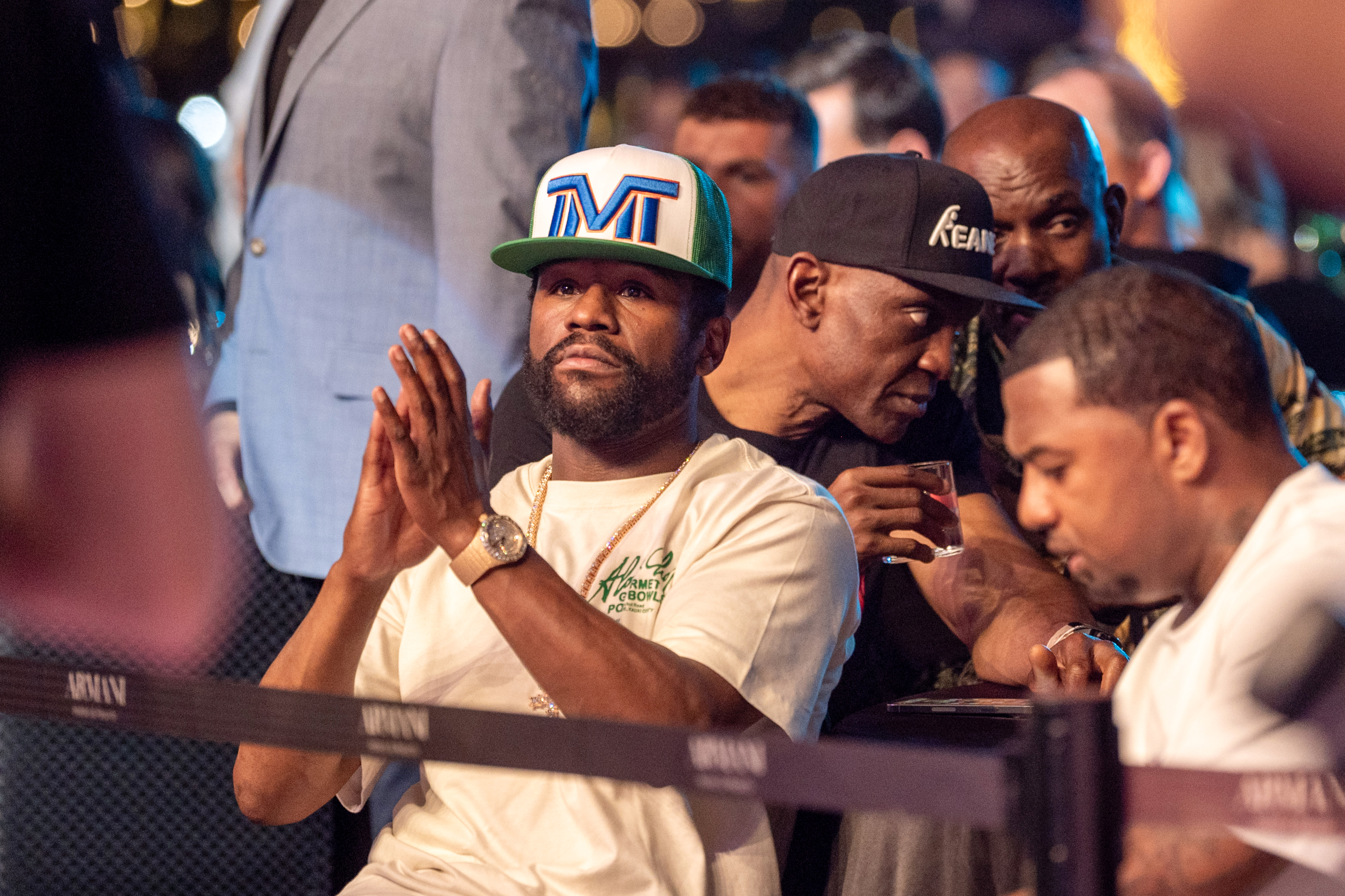 Former US boxer Floyd Mayweather in the UAE
