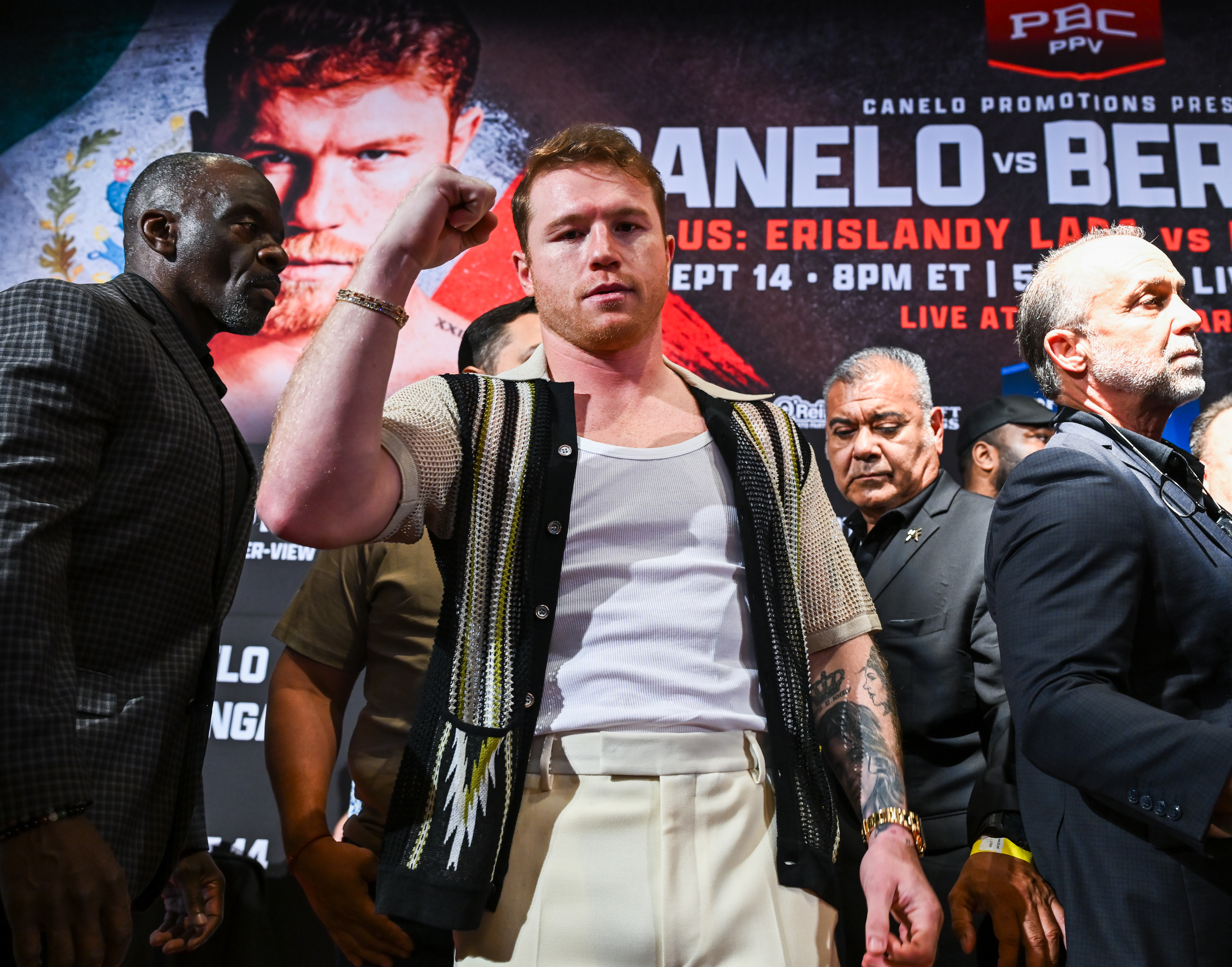 Canelo Alvarez and Edgar Berlanga hold press conference in Los Angeles